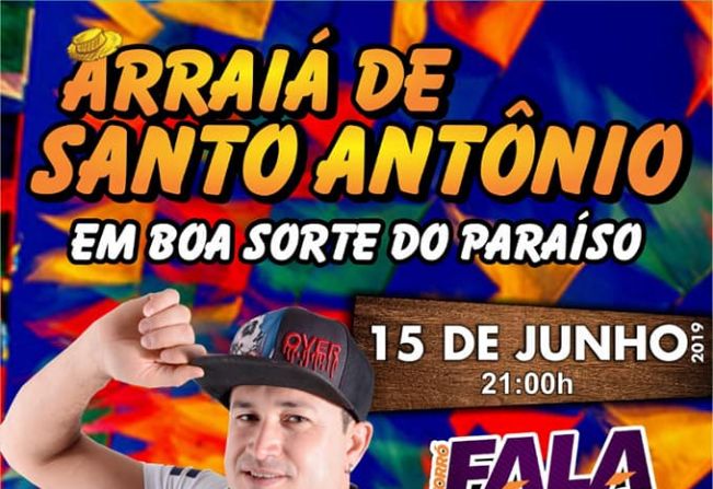 Arraiá de Santo Antonio em Boa Sorte do Paraíso